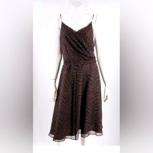 Talbot's brown & black animal print size 10